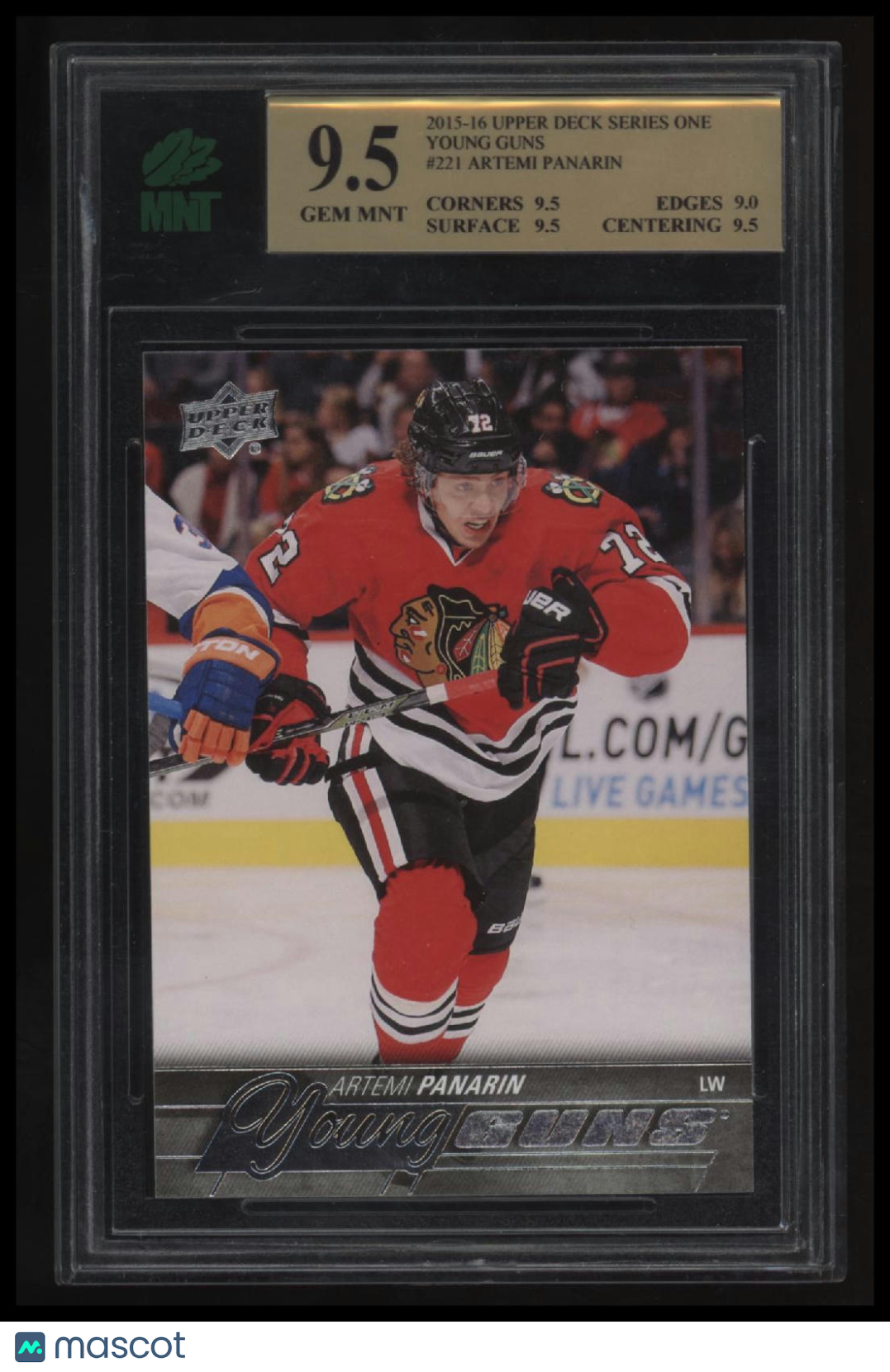 2015-16 Upper Deck Artemi Panarin Mint 9.5