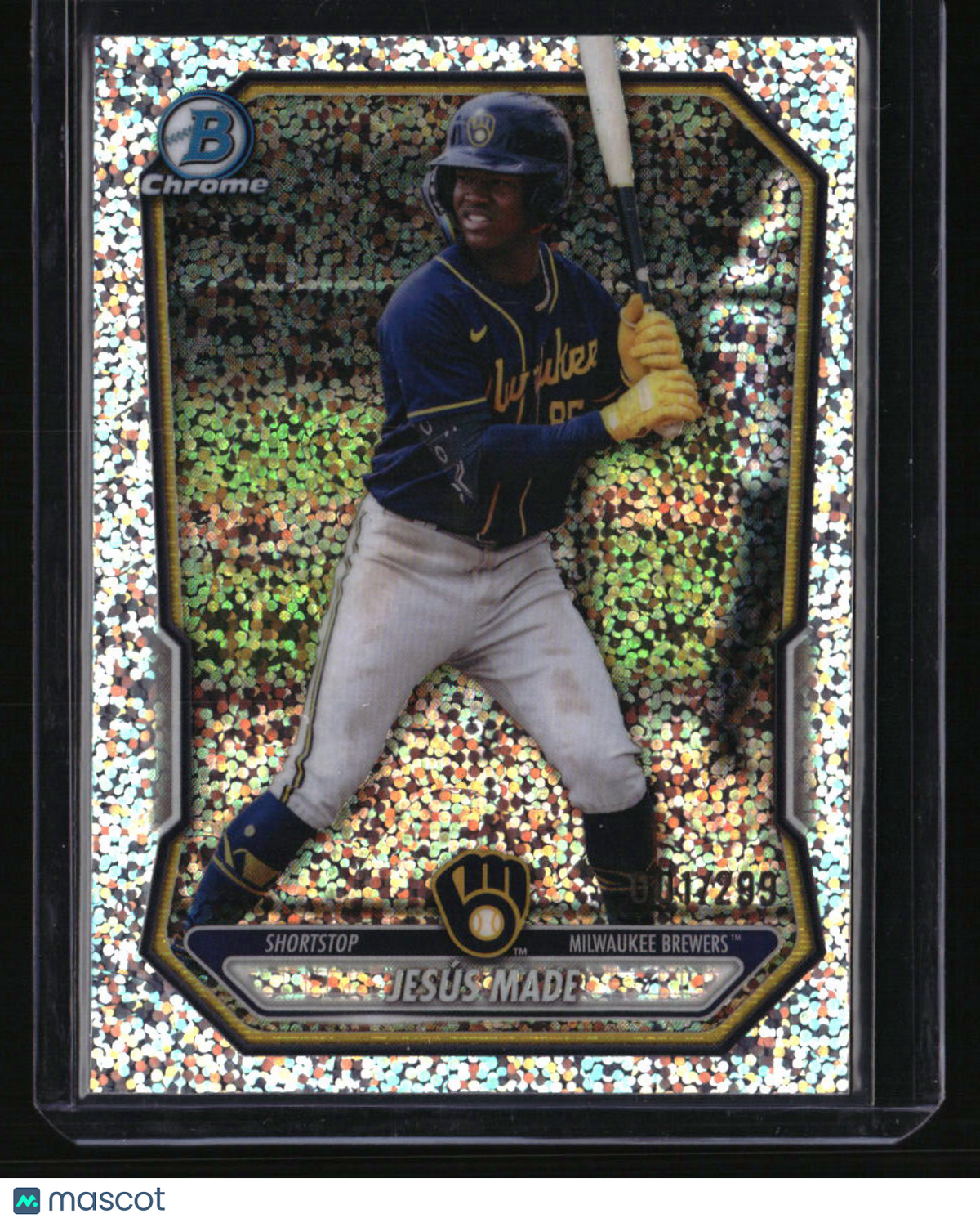 2026 Bowman Jesús Made Chrome Prospects Speckle Refractor First On Print! 1/299