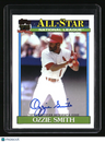2026 Topps Ozzie Smith 1991 Topps Baseball 35th Anniversary All-Stars Autographs