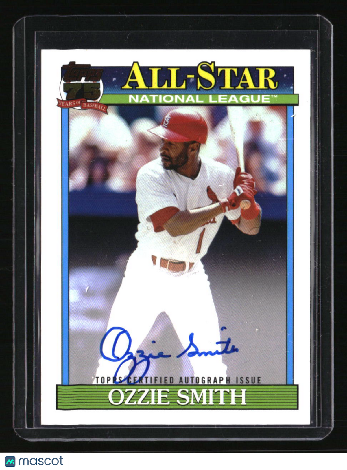 2026 Topps Ozzie Smith 1991 Topps Baseball 35th Anniversary All-Stars Autographs
