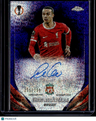 2023 Topps Chrome UEFA Thiago Alcântara Violet Speckle Refractor Auto #/299