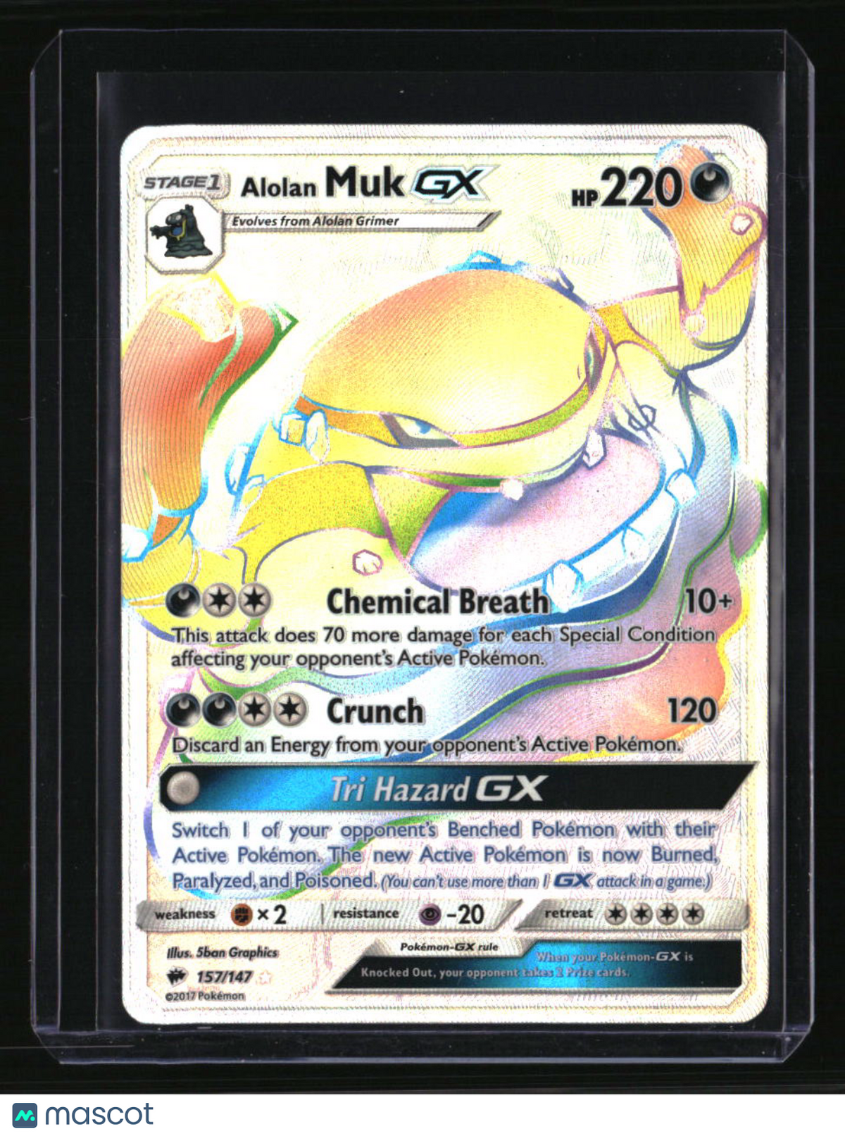 SM - Burning Shadows Alolan Muk GX (Secret)