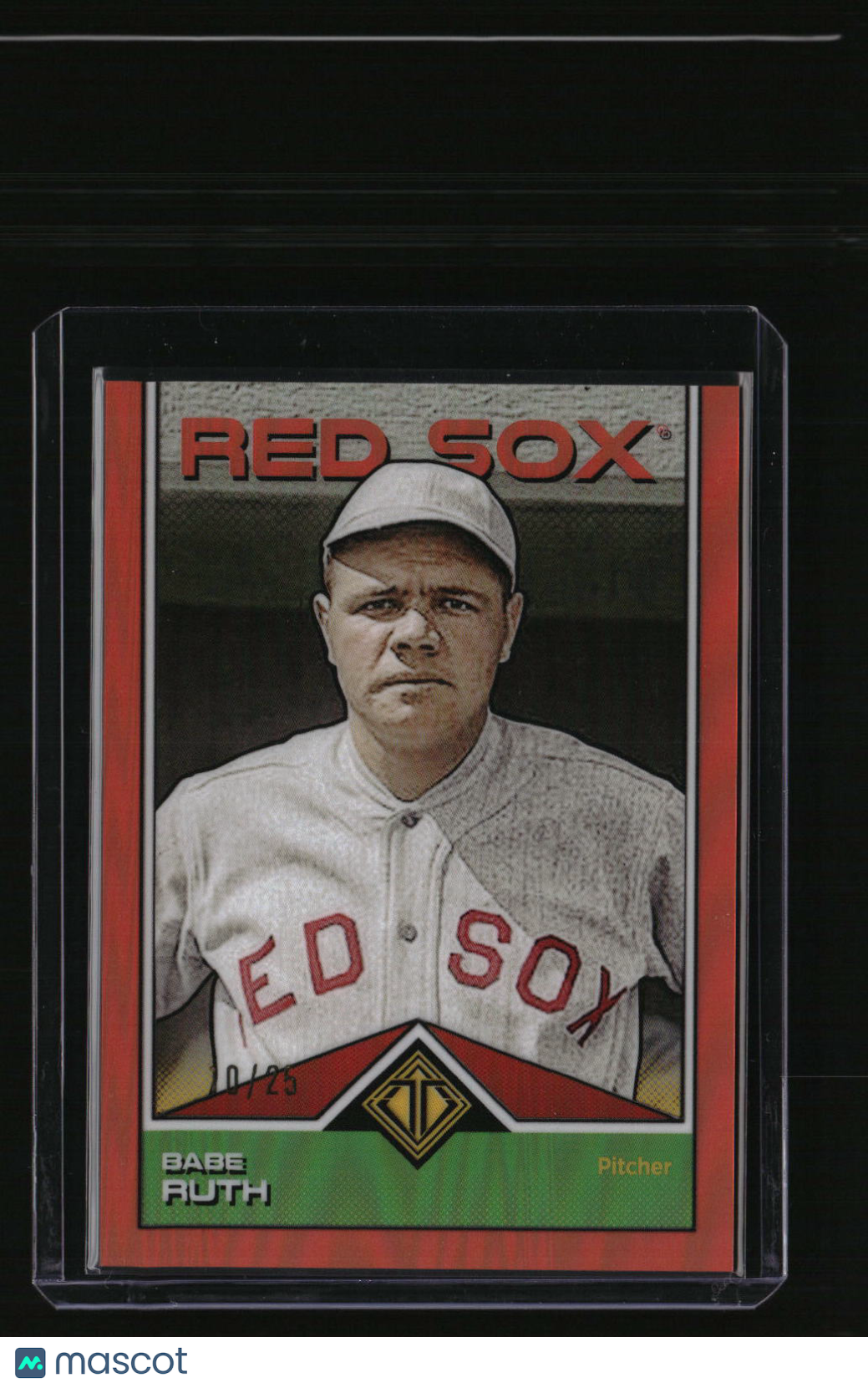 2024 Topps Transcendent Collection Babe Ruth Image Variation Orange #/25