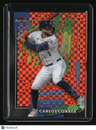 2026 Finest Carlos Correa Orange X-Fractors #/25