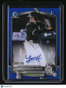 2025 Bowman Draft Landon Hodge Chrome Prospect Autographs Blue Refractor #/150