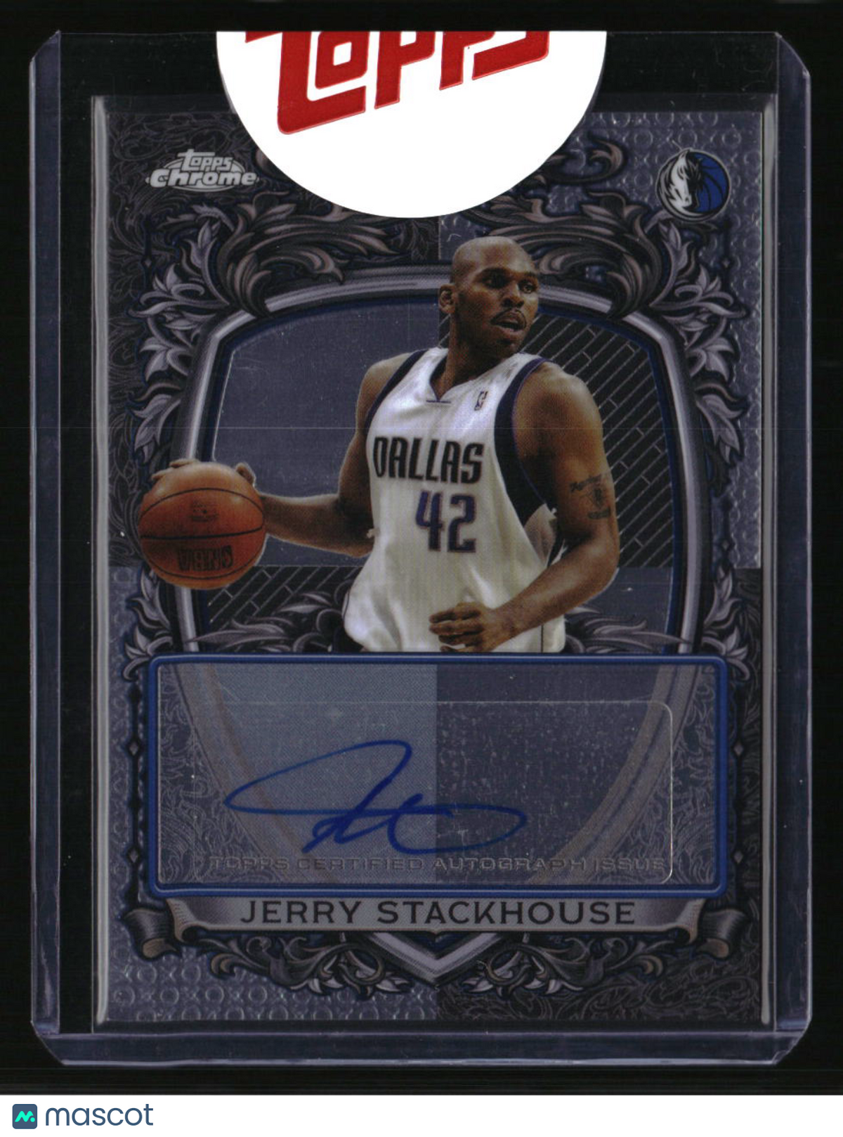 2025-26 Topps Chrome Jerry Stackhouse Signature Style