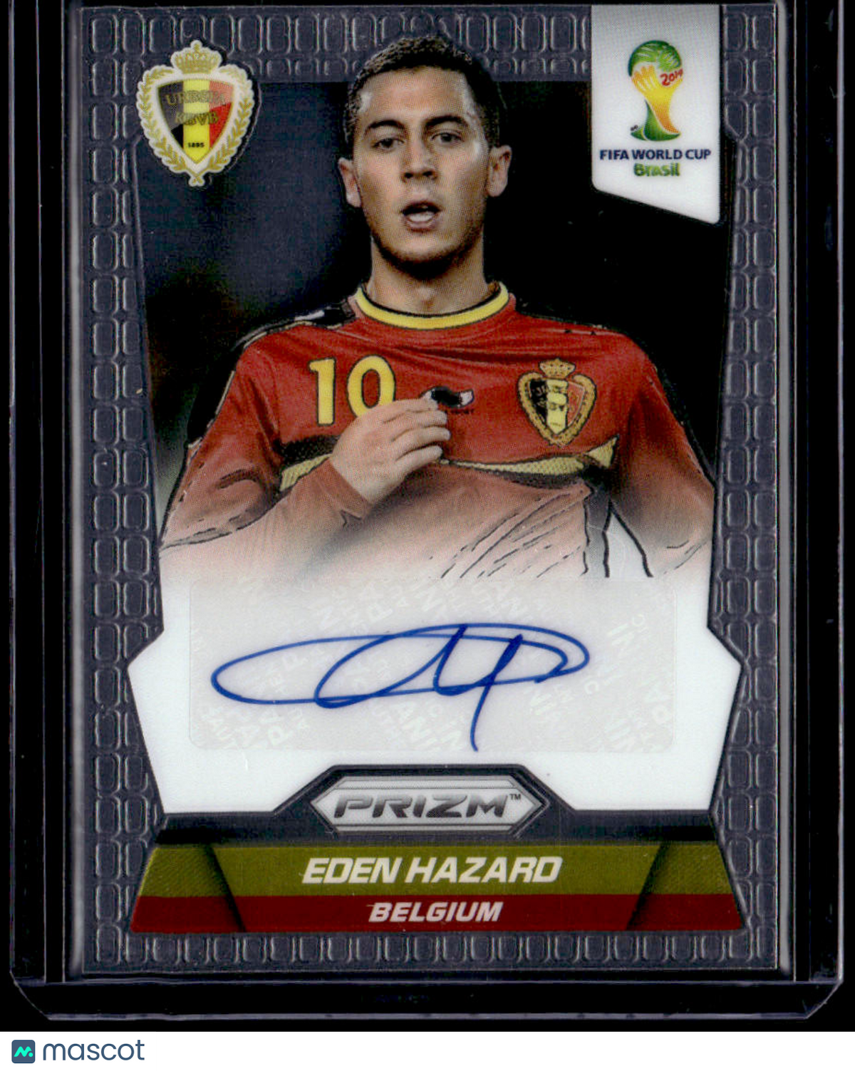 2014 Panini Prizm FIFA World Cup Brazil Eden Hazard Signatures
