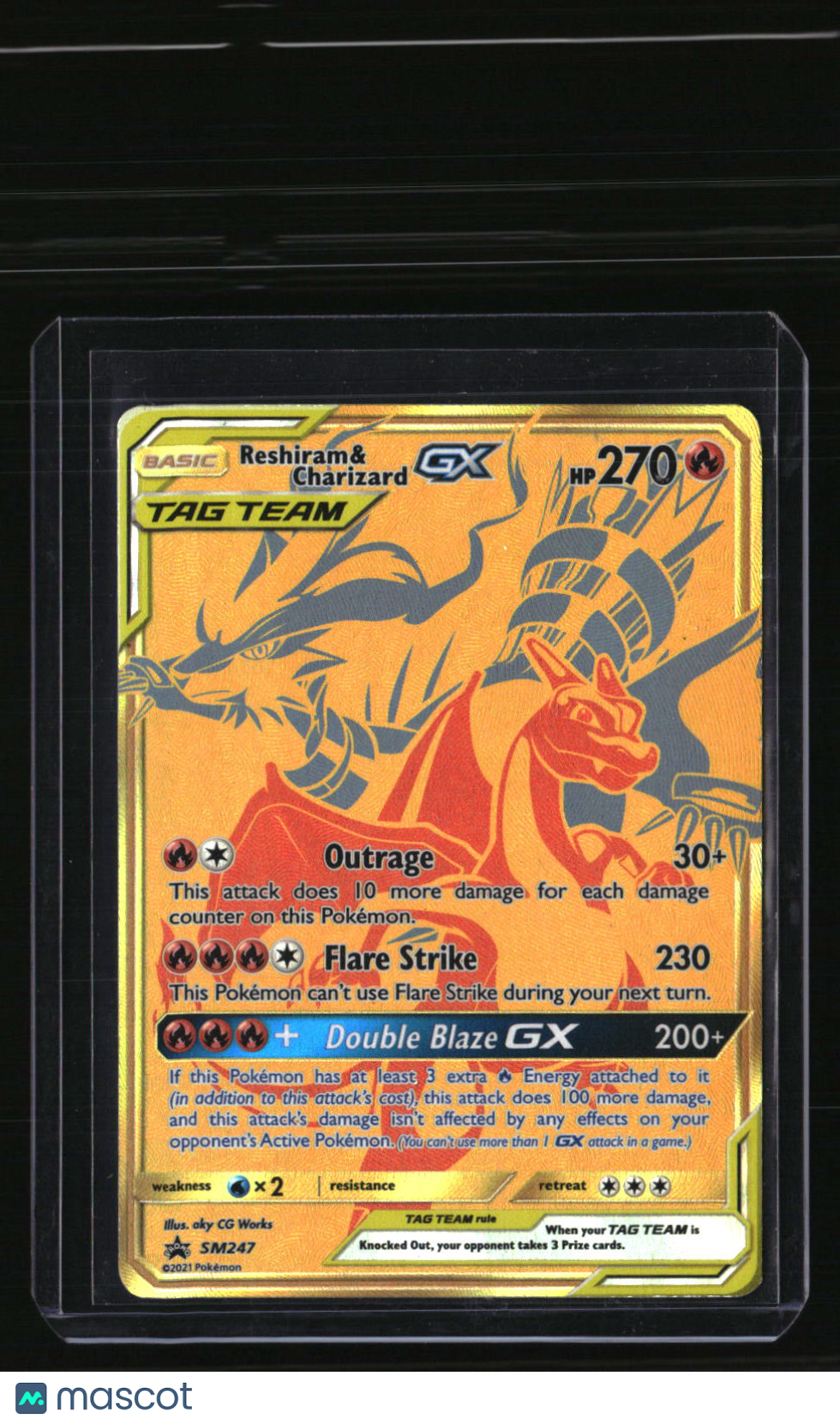 SM Promos Reshiram & Charizard GX