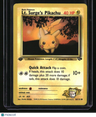 1st Edition Gym Challenge Lt. Surge's Pikachu