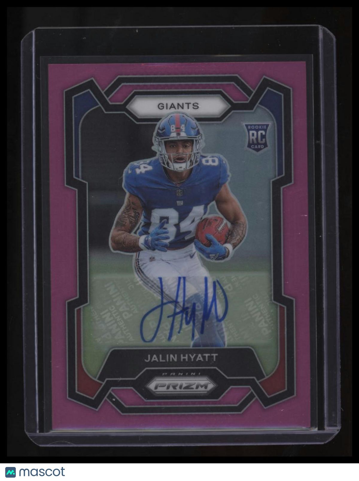 2023 Panini Prizm Jalin Hyatt Rookie Autographs Prizm Pink