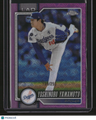 2026 Topps Chrome Logofractor Edition Yoshinobu Yamamoto Pink Refractor #/250