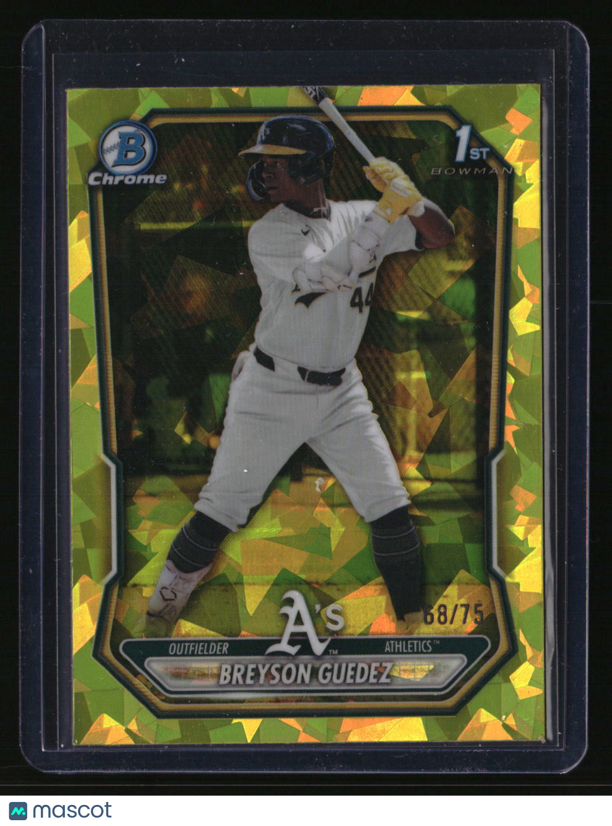 2026 Bowman Sapphire Edition Breyson Guedez Yellow #/75