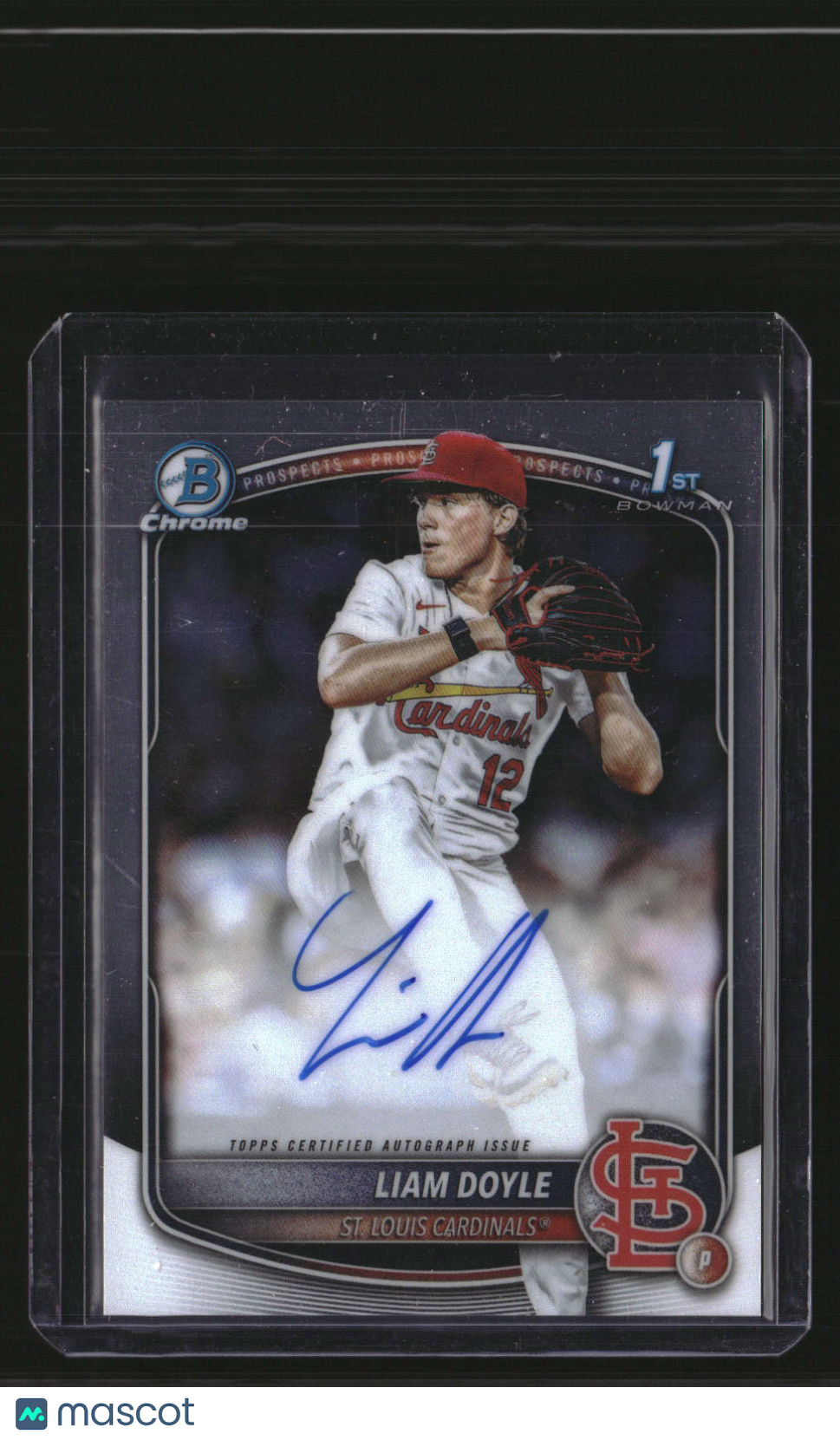 2025 Bowman Draft Liam Doyle Chrome Prospect Autographs
