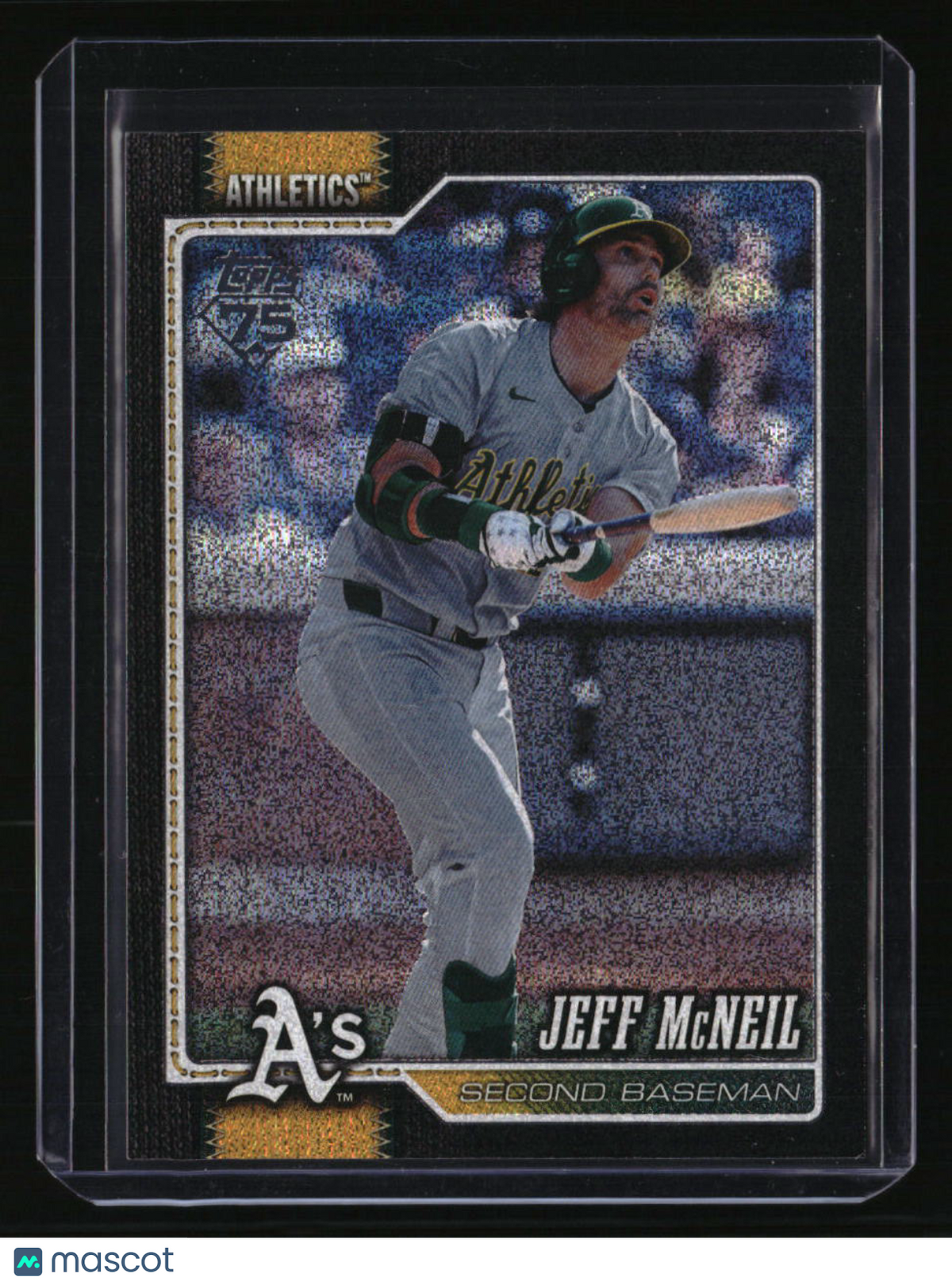 2026 Topps Jeff McNeil Black Sandglitter #/10