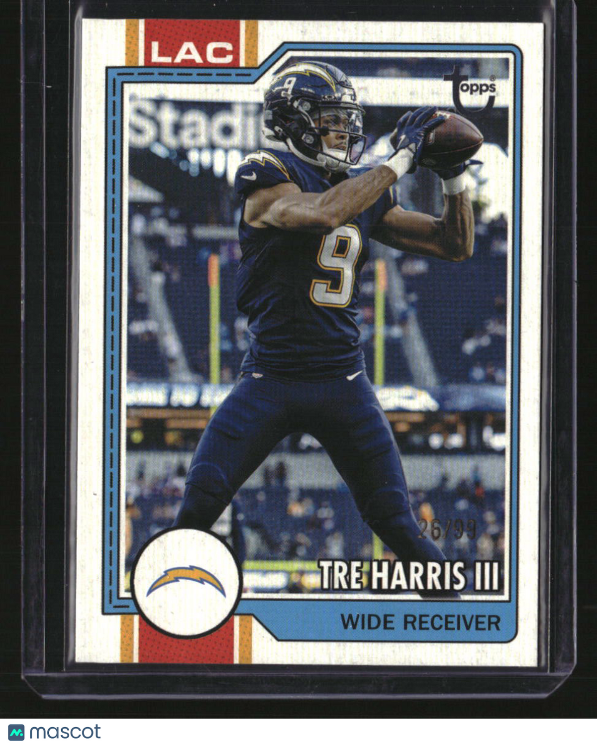 2026 Topps Flagship Tre Harris III Vintage Stock Variations #/99