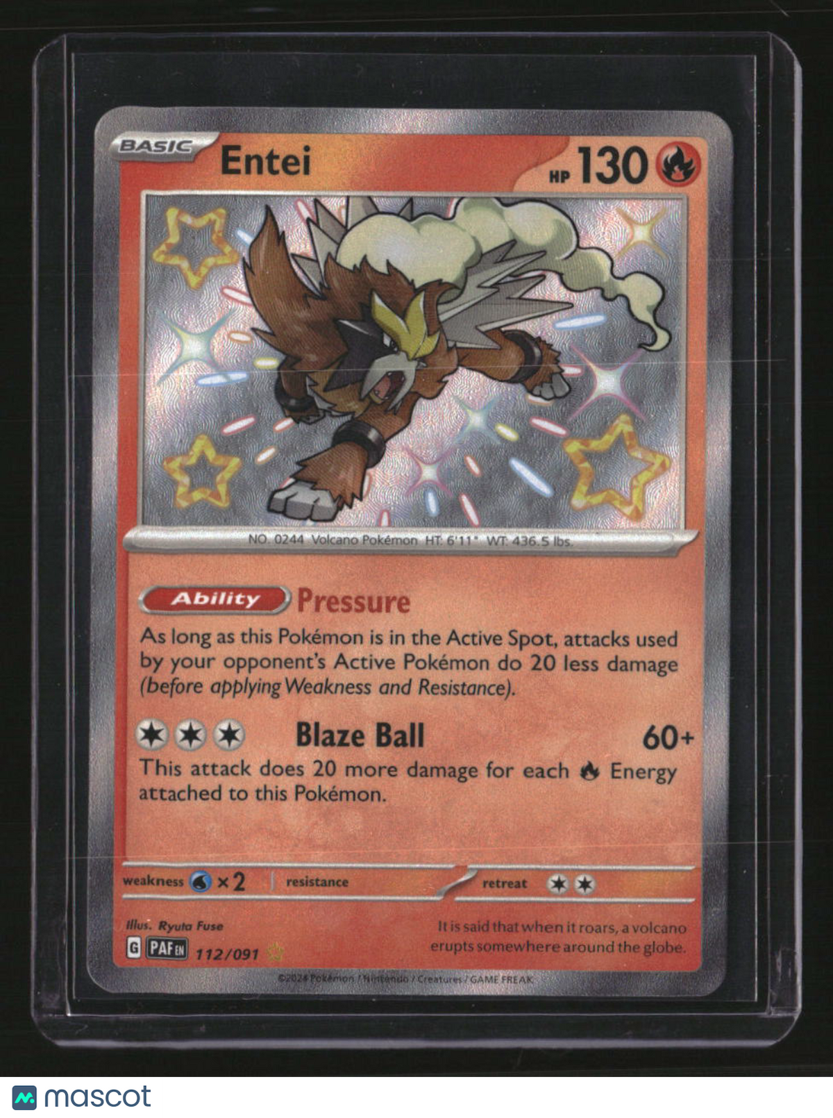 SV: Paldean Fates Entei