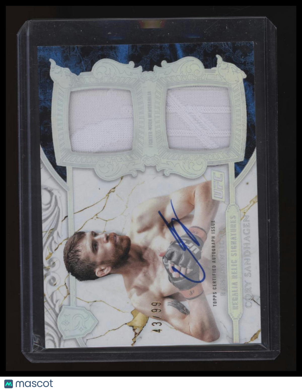 2025 Topps Royalty UFC Cory Sandhagen Regalia Relic Signatures #/99