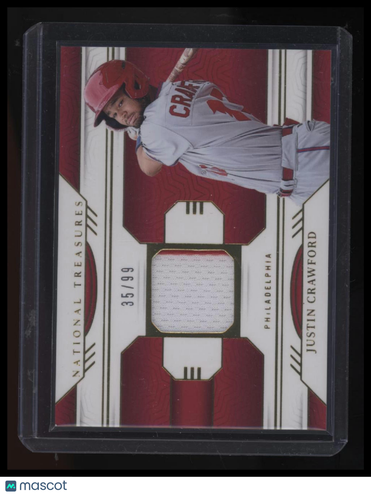 2024 Panini National Treasures Justin Crawford Game Gear Swatches #/99