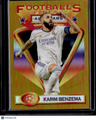 2021-22 Topps Finest Flashbacks UEFA Champions League Karim Benzema Gold #/50