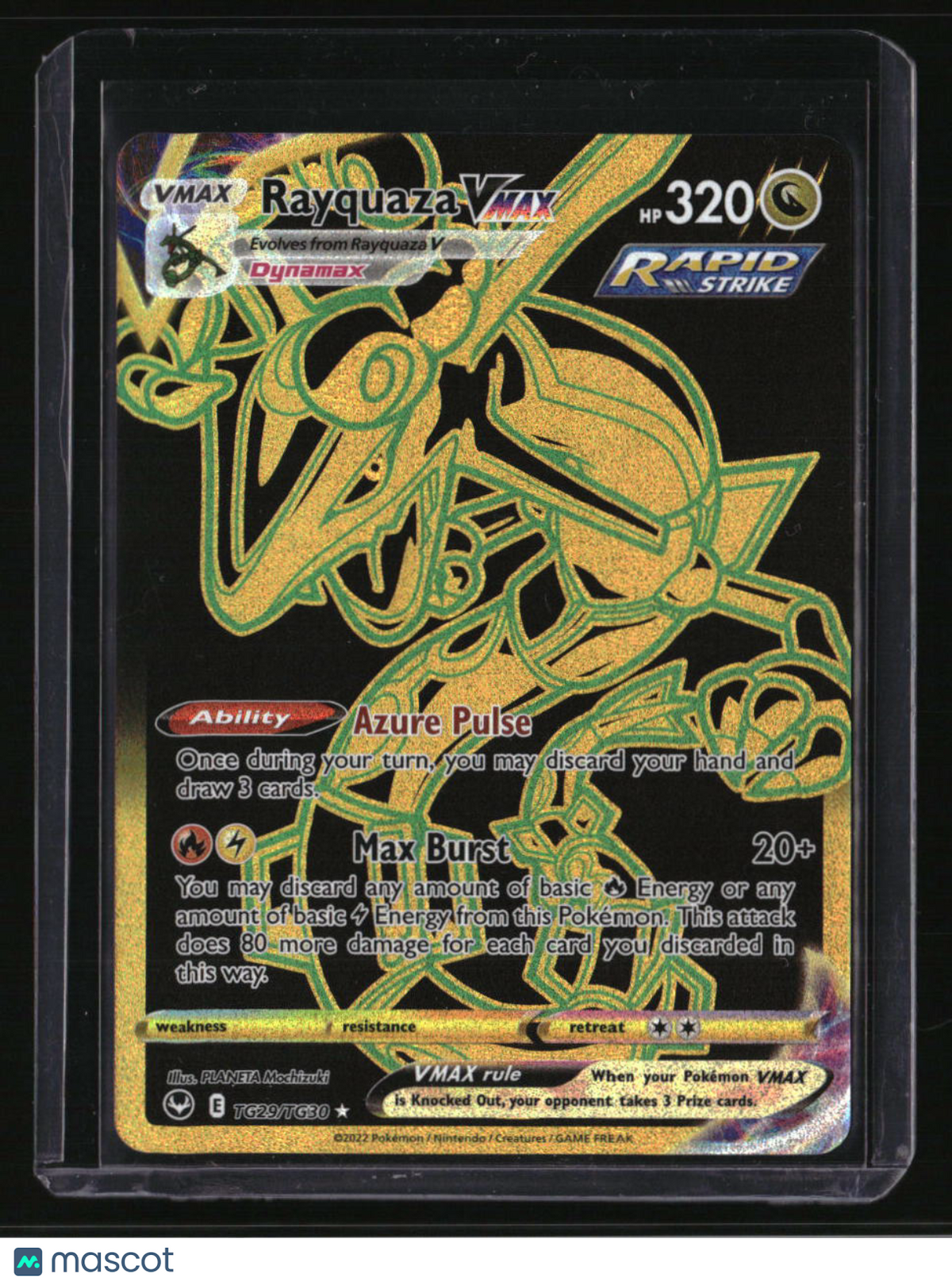 SWSH12: Silver Tempest Trainer Gallery Rayquaza VMAX (Secret)