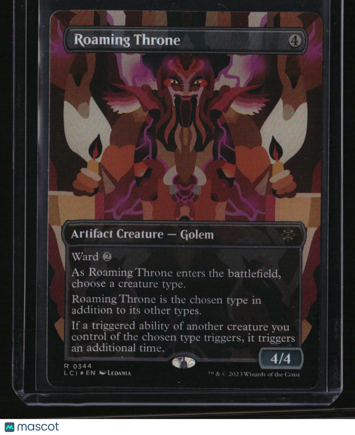 The Lost Caverns of Ixalan Roaming Throne (Borderless) Foil