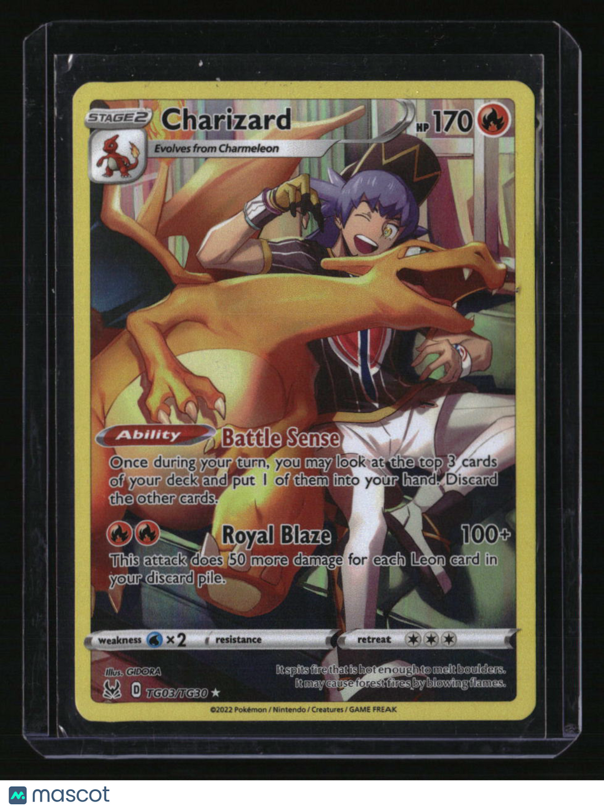 SWSH11: Lost Origin Trainer Gallery Charizard