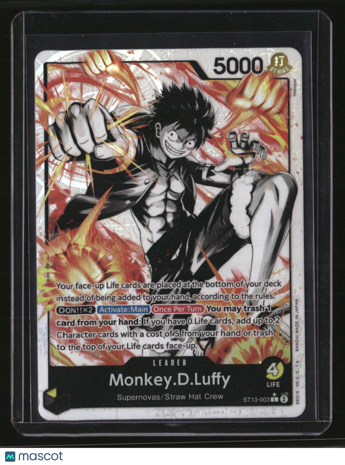 Ultra Deck: The Three Brothers Monkey.D.Luffy (003) (Parallel)