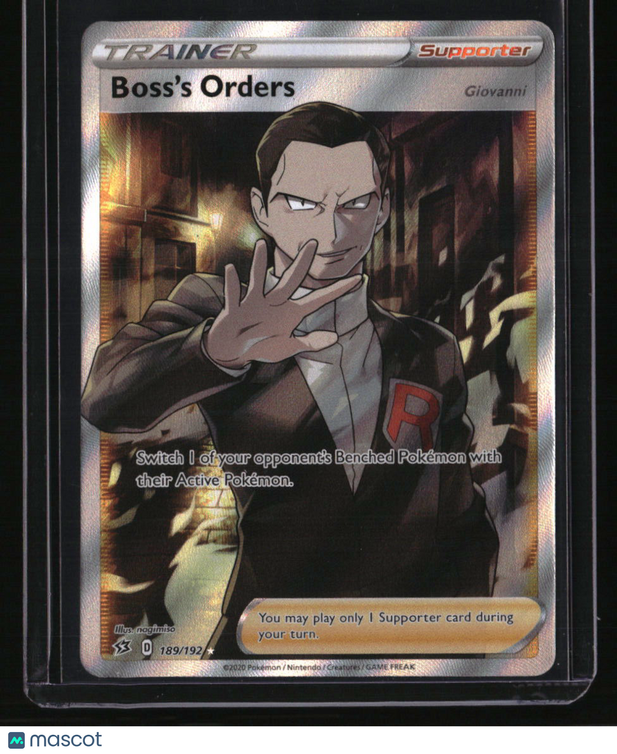 SWSH02: Rebel Clash Boss's Orders (Full Art)
