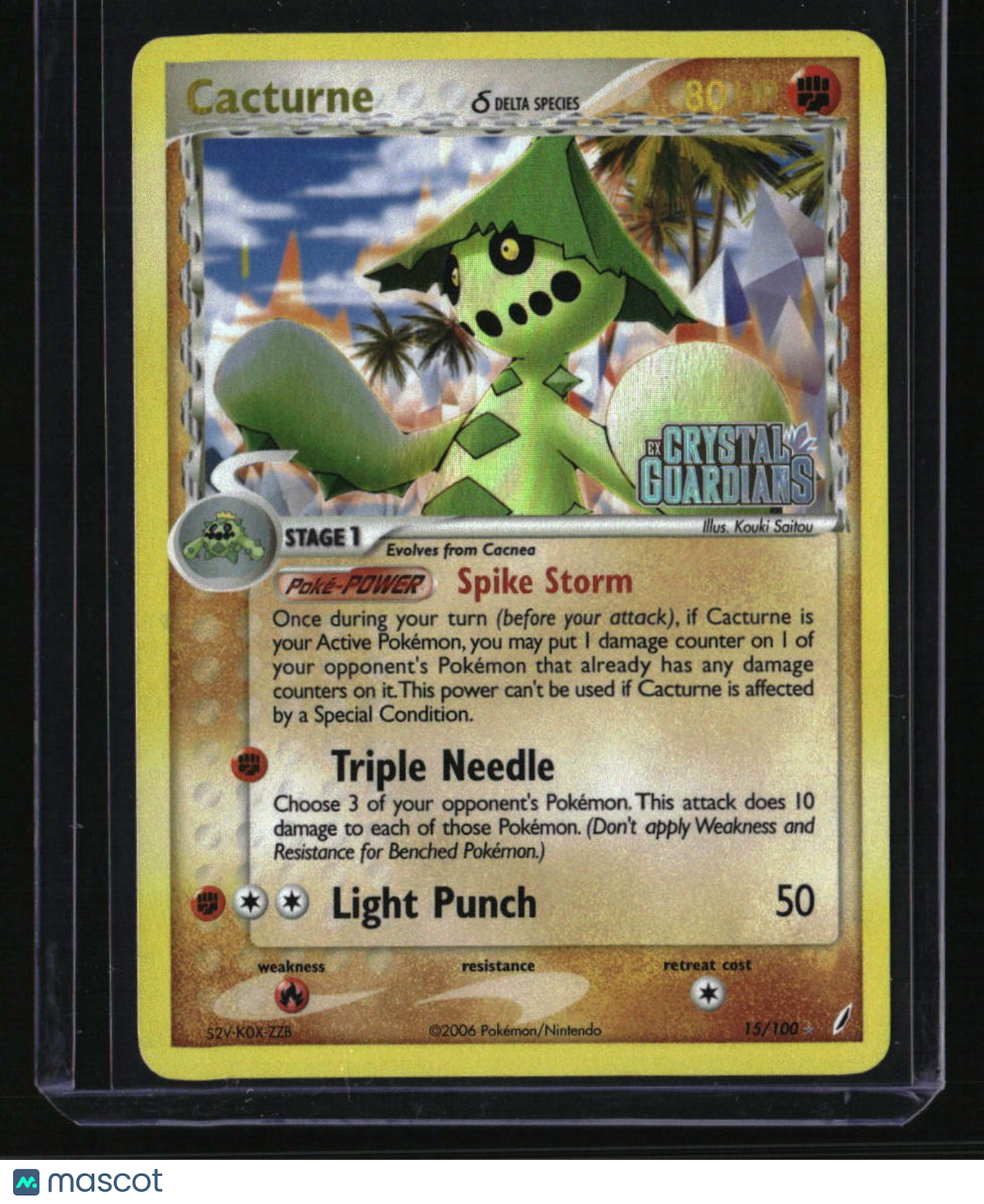 EX Crystal Guardians Cacturne (Delta Species) Reverse Holo