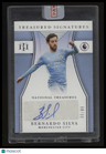 2021-22 Panini Chronicles Bernardo Silva Treasured Signature Premier League #/89