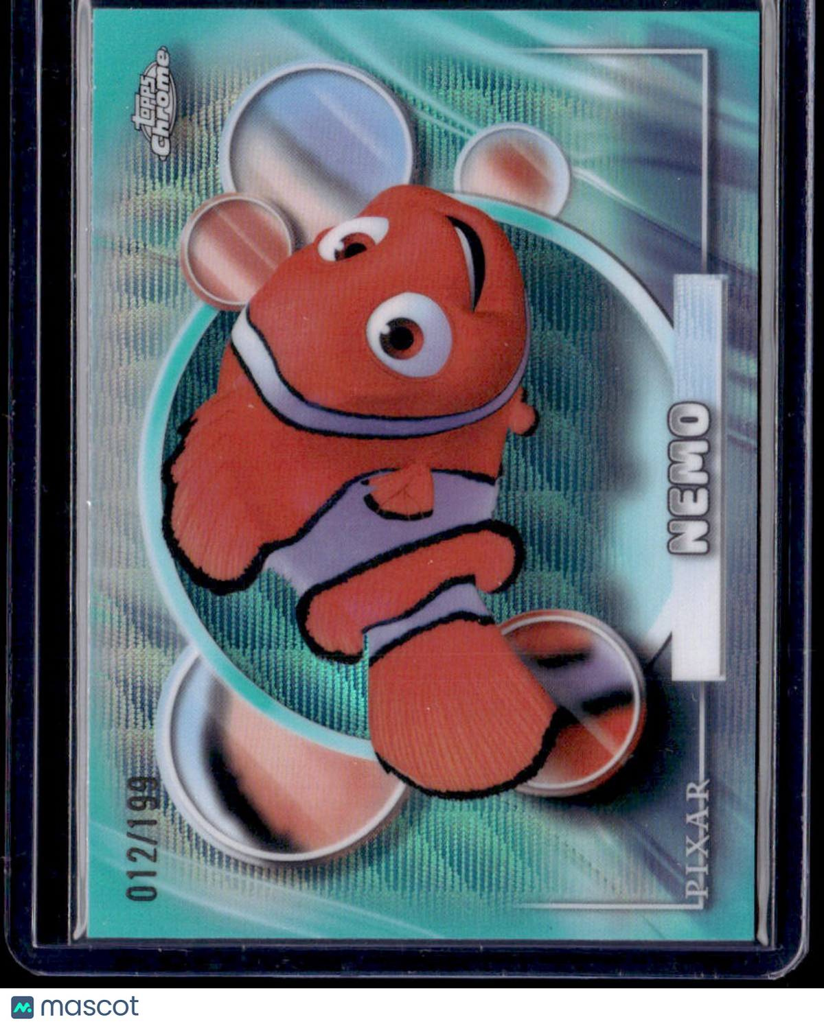 2026 Topps Chrome Disney Nemo Aqua Wave Refractor /199