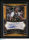 2024-25 Panini Select Tristen Newton Rookie Signatures Gold Prizms #/10