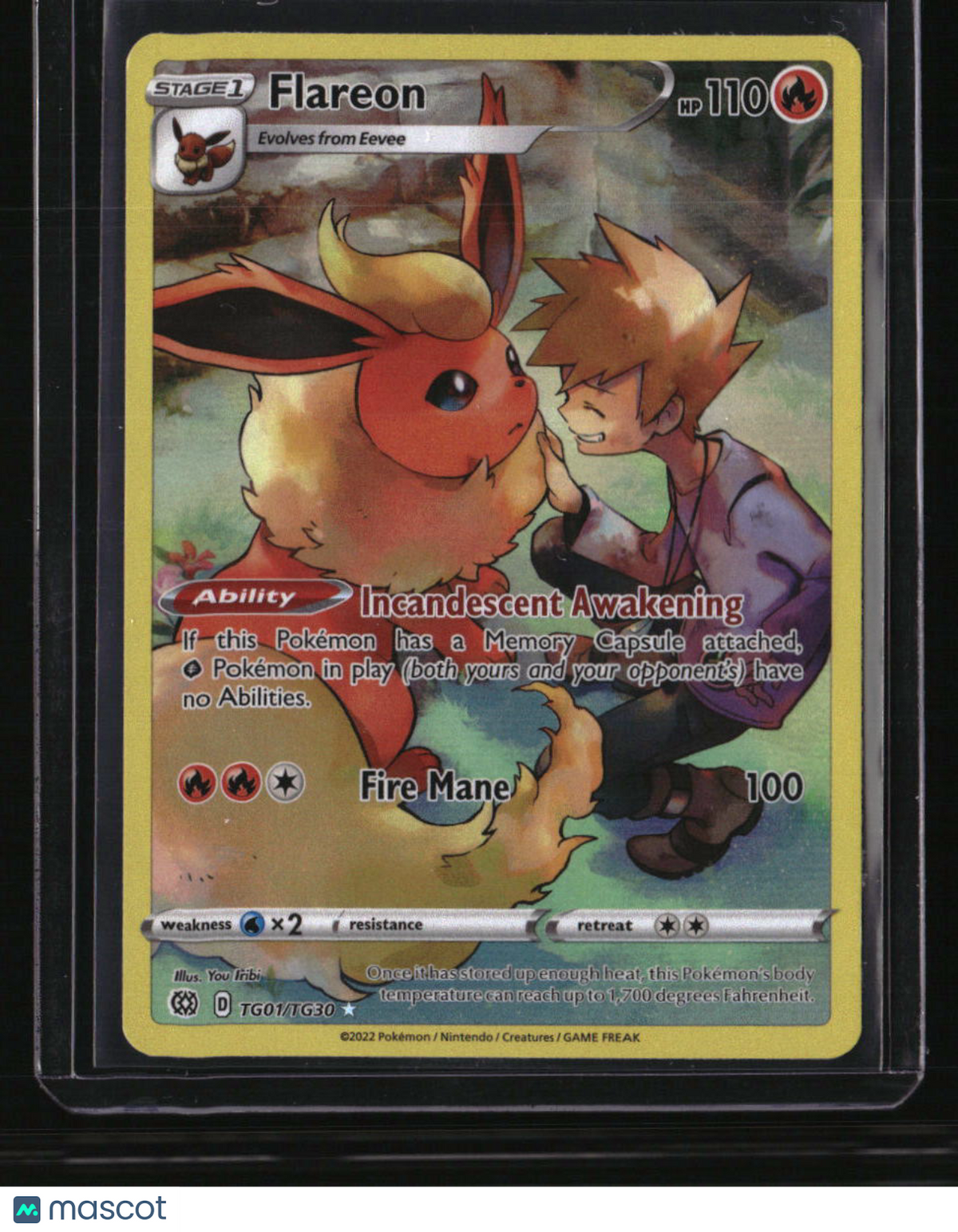 SWSH09: Brilliant Stars Trainer Gallery Flareon