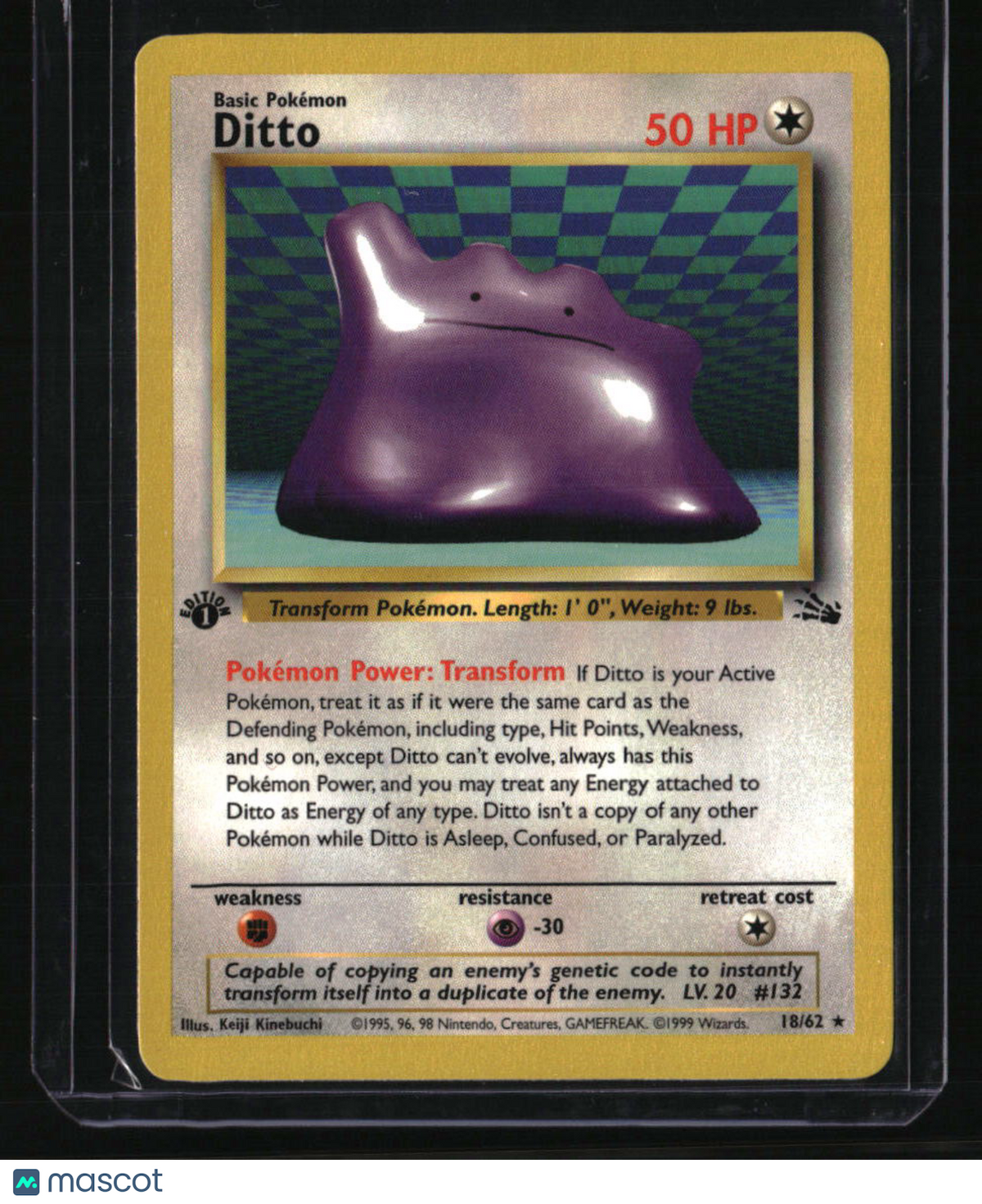 1st Edition Fossil Ditto (18)