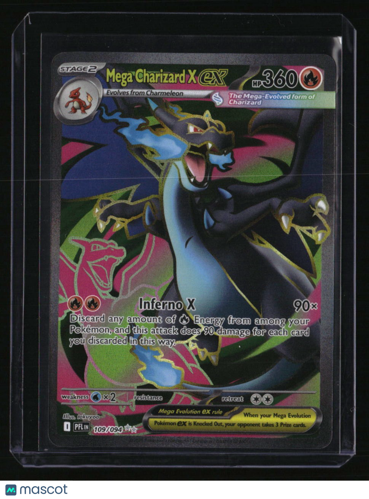 ME02: Phantasmal Flames Mega Charizard X ex