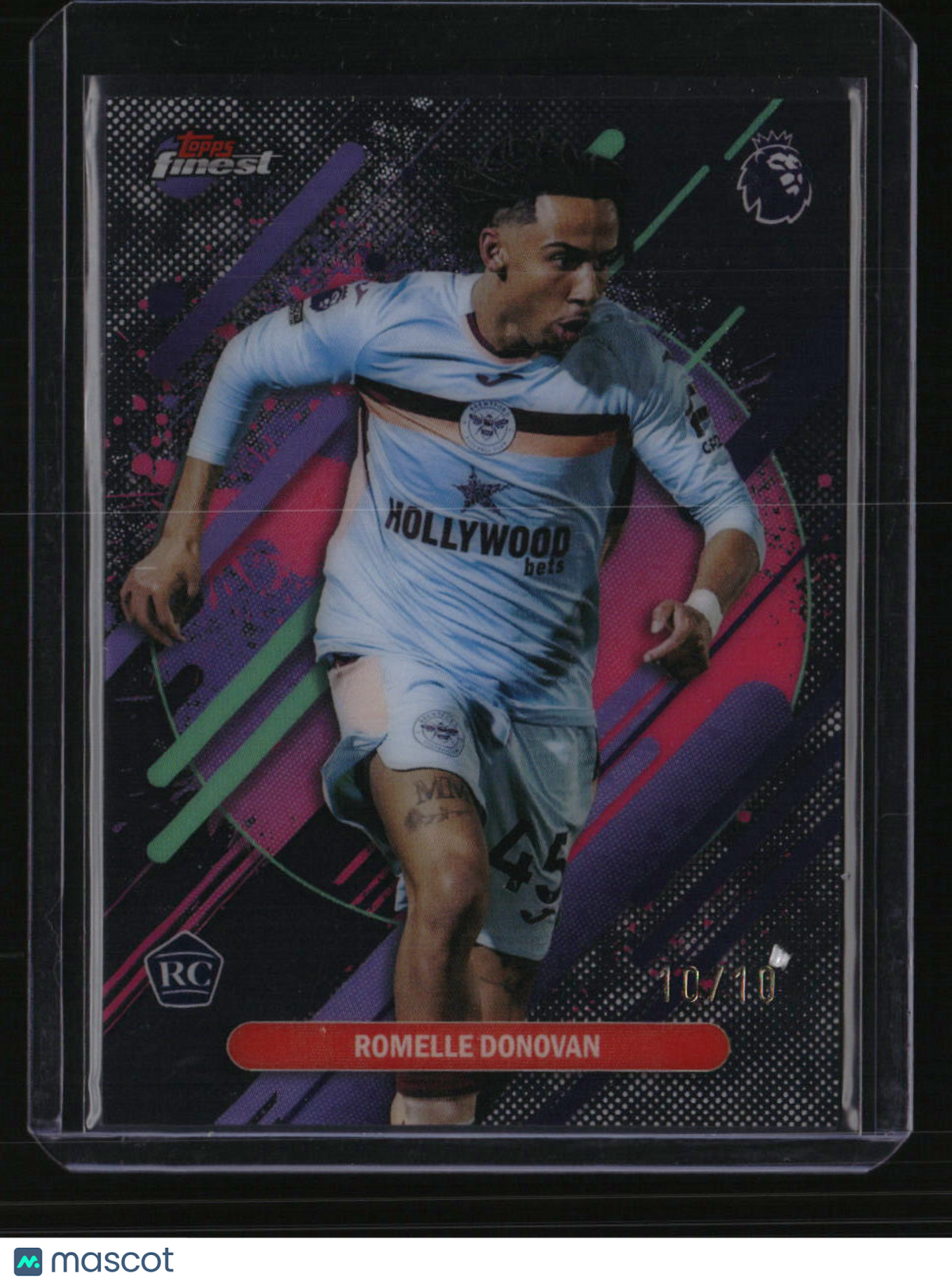 2025-26 Finest Premier League Romelle Donovan Black Refactors Bookend #/10