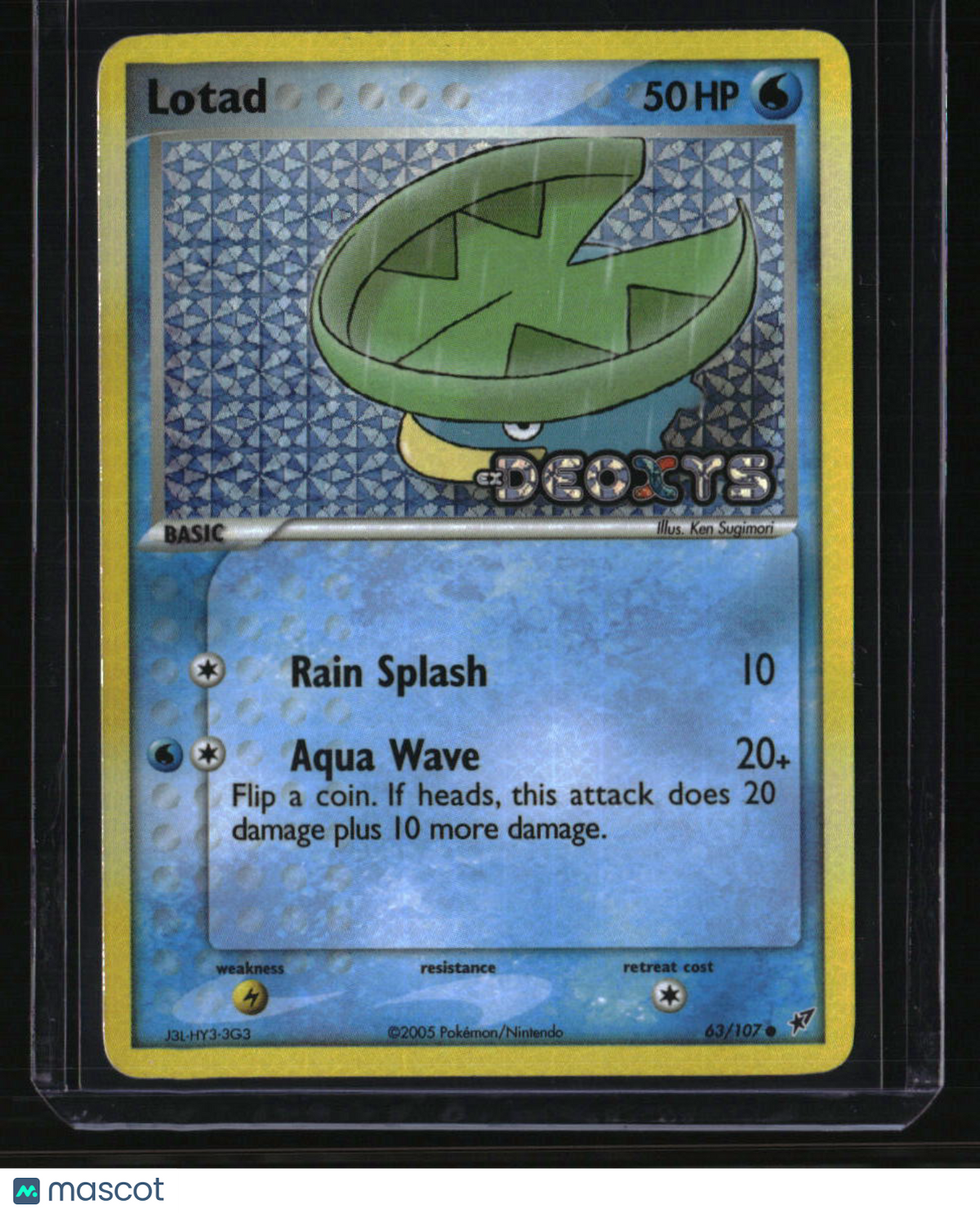 EX Deoxys Lotad Reverse Holo