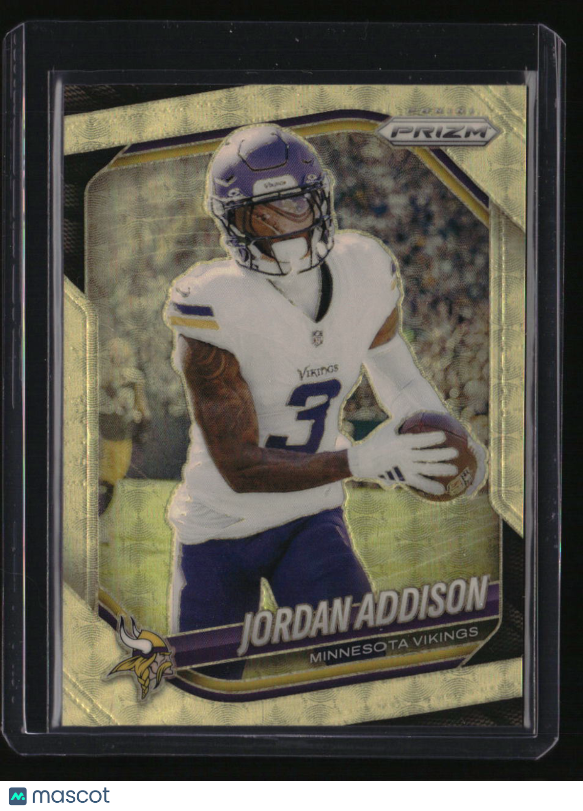 2025 Panini Prizm Jordan Addison Gold Vinyl #/5
