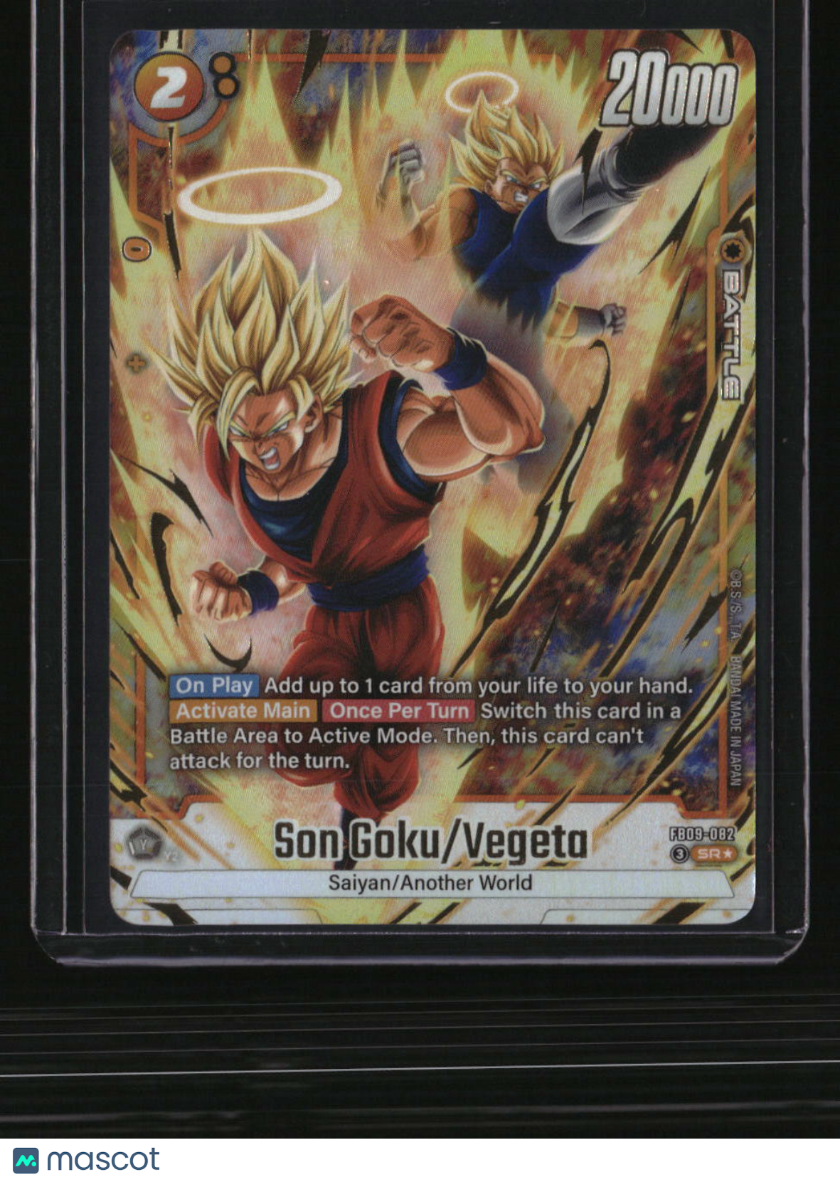 Dual Evolution FB09-082 Son Goku/Vegeta (Alternate Art)