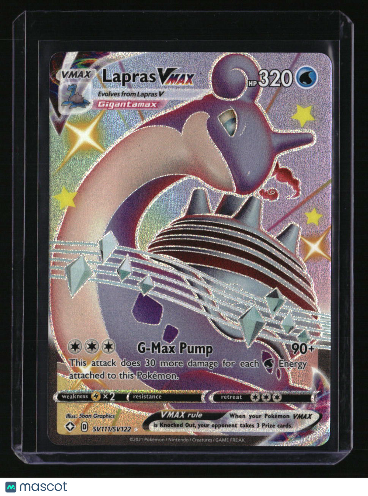 Shining Fates: Shiny Vault Lapras VMAX