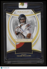 2025 Immaculate Collection Caleb Williams Remarkable Memorabilia Gold #/10