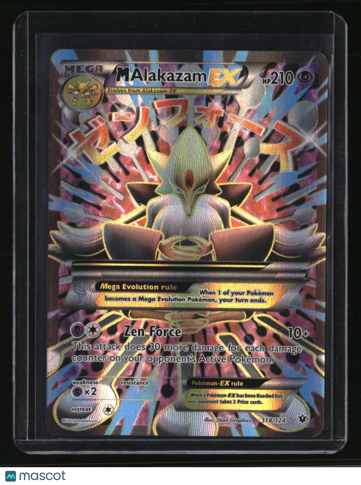XY - Fates Collide M Alakazam EX (Full Art)