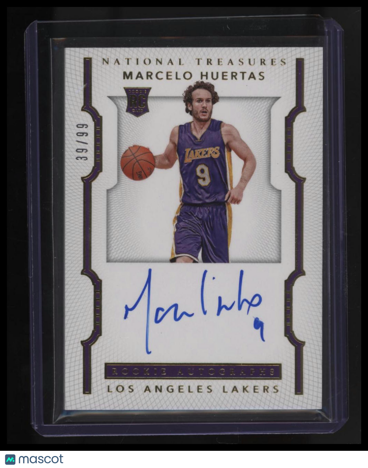 2015-16 Panini National Treasures Marcelo Huertas #/99