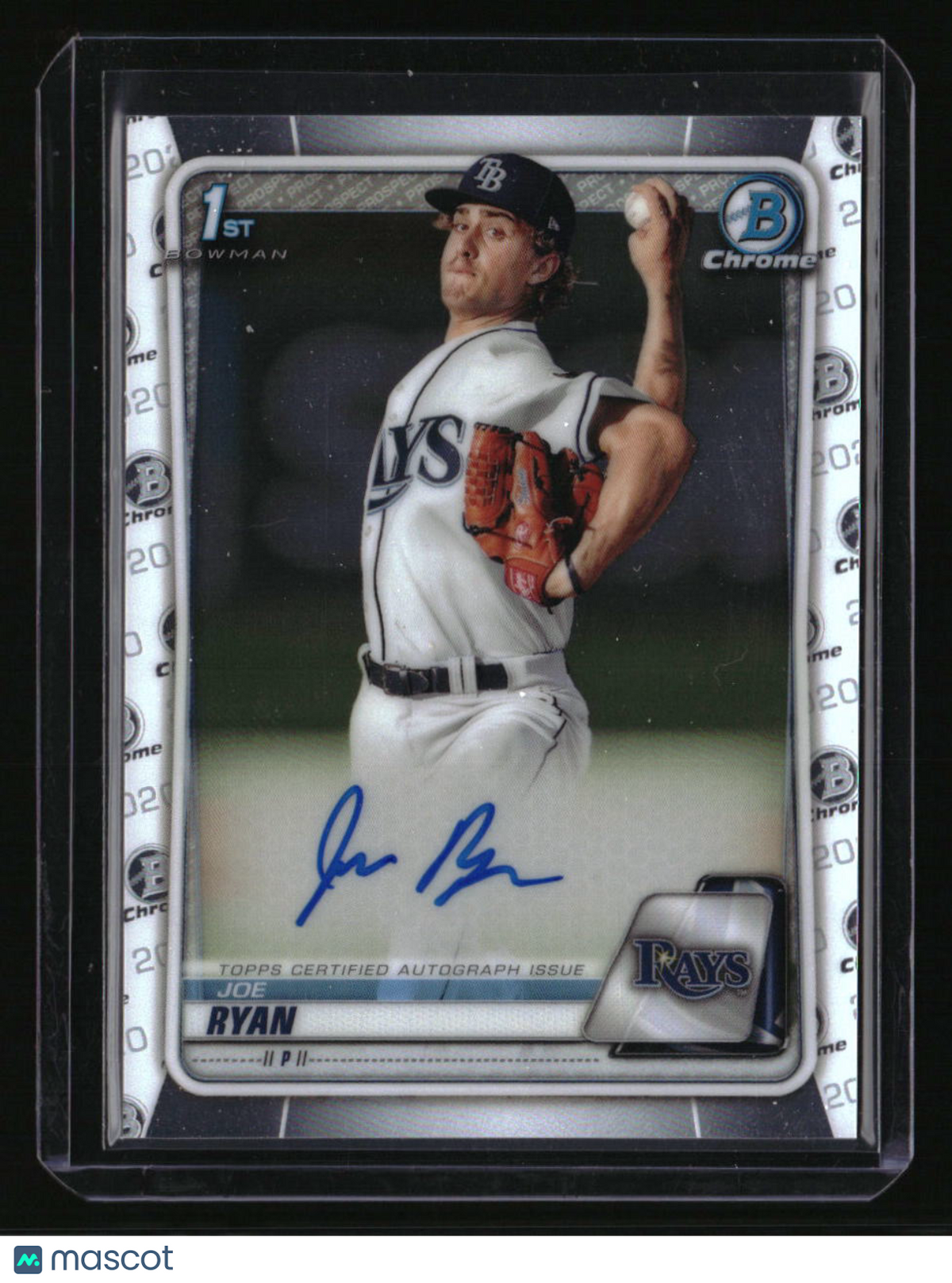2020 Bowman Joe Ryan Chrome Prospect Autographs