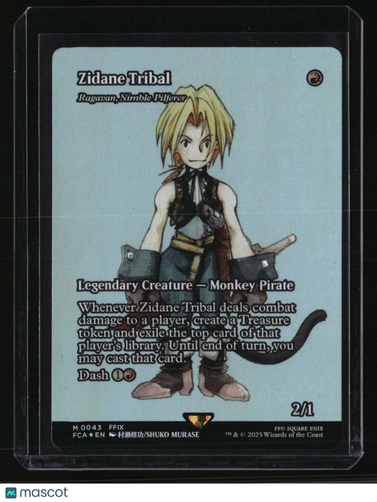 FINAL FANTASY: Through the Ages Zidane Tribal Foil