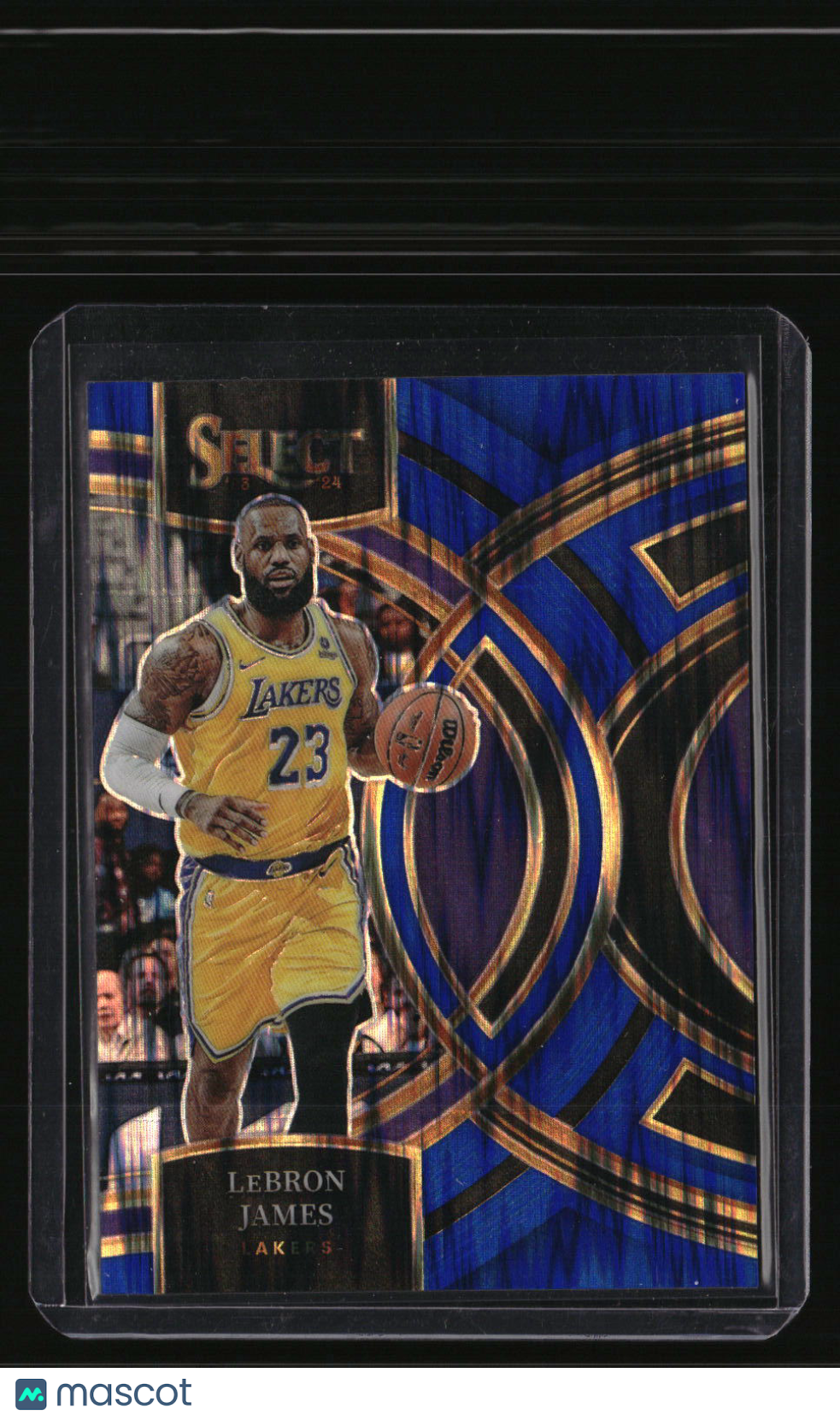 2023-24 Panini Select LeBron James Blue Flash Prizms #/99