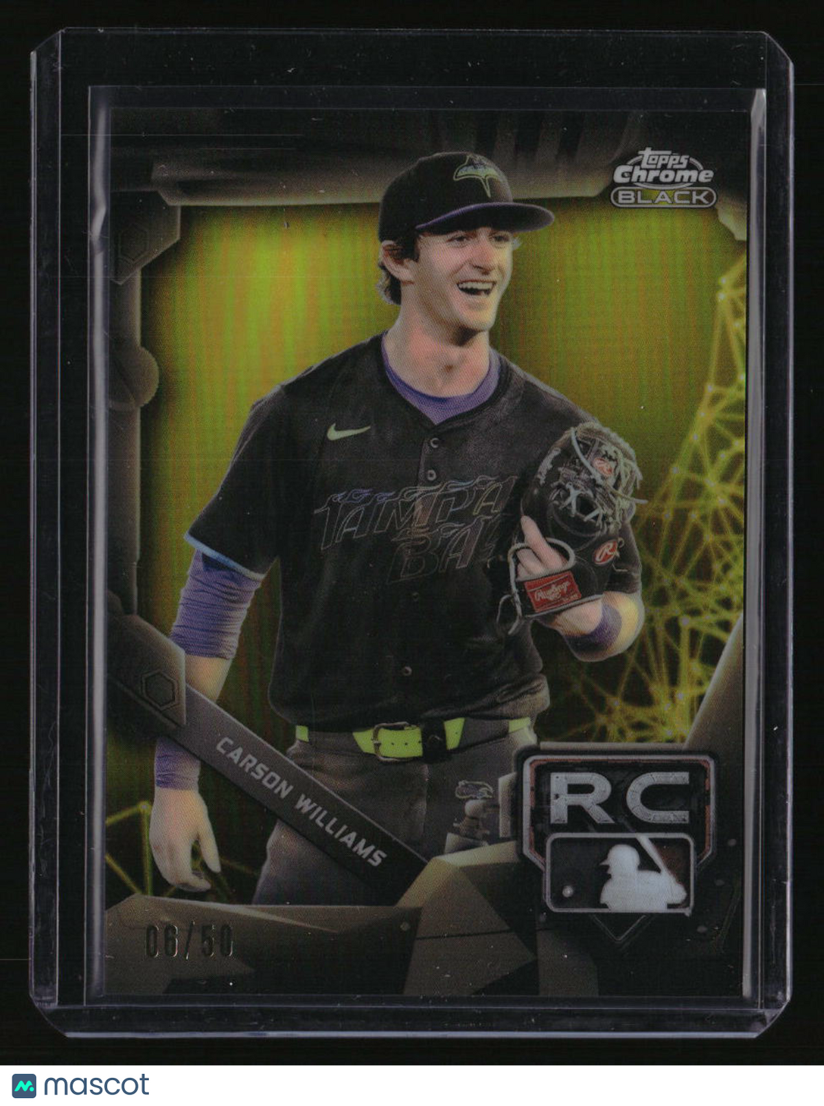 2026 Topps Chrome Black Carson Williams Gold Refractors #/50