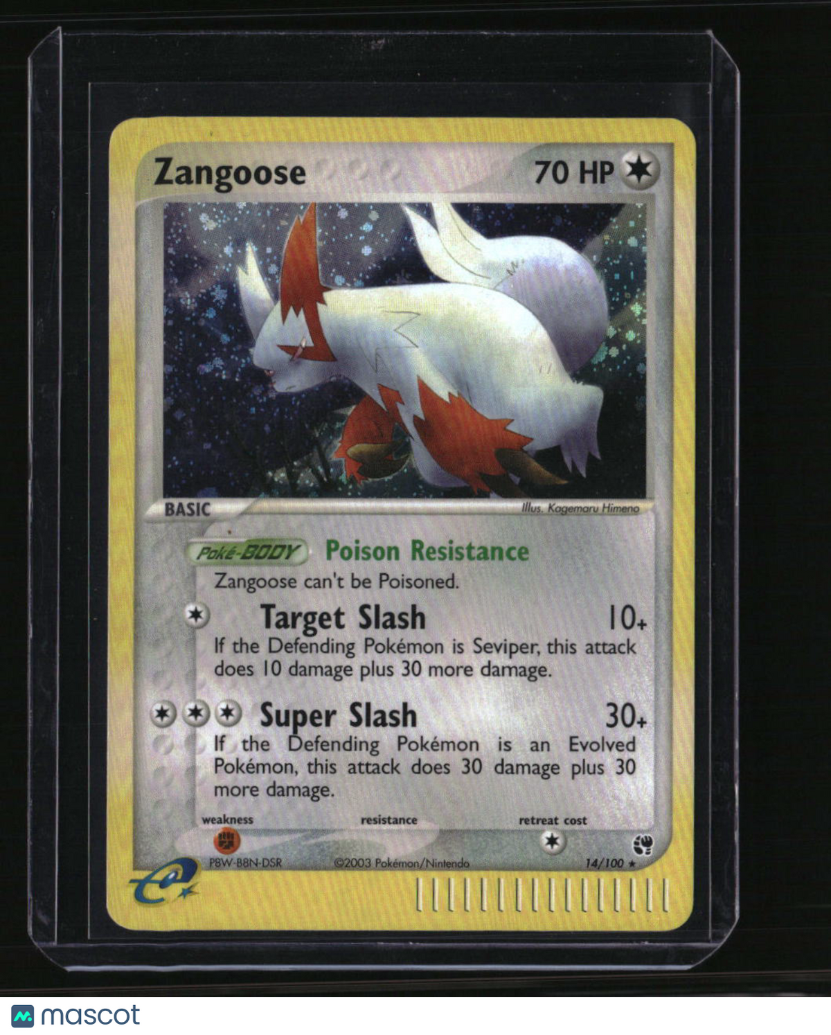 EX Sandstorm Zangoose
