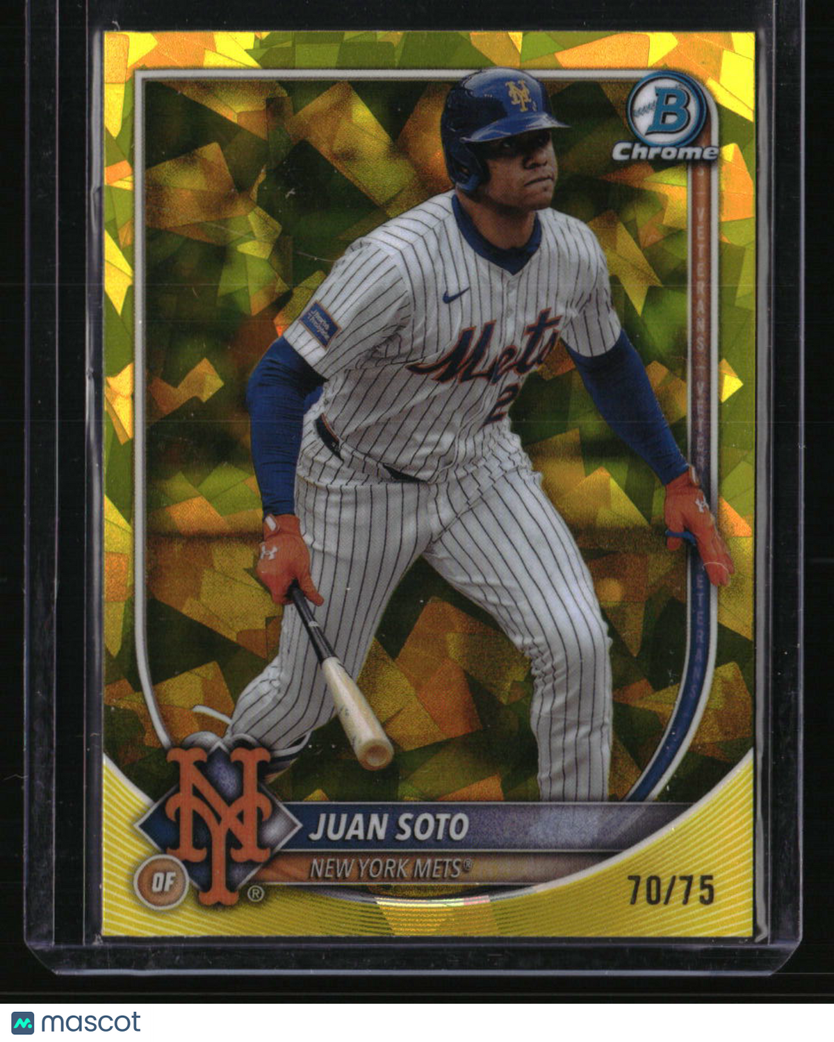 2025 Bowman Chrome Sapphire Edition Juan Soto Yellow Sapphire #/75