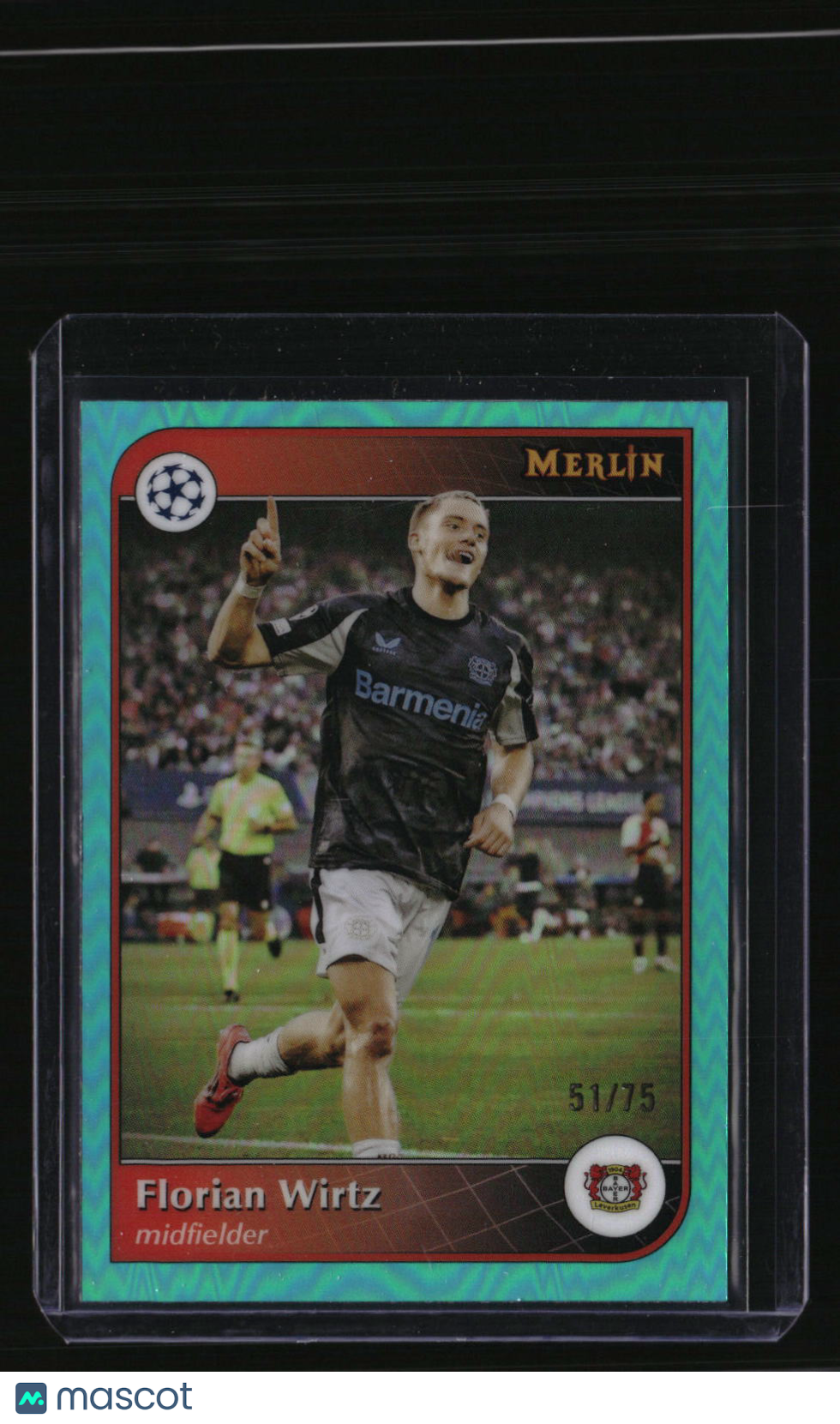 2024-25 Merlin UEFA Club Competitions Florian Wirtz Aqua #/75